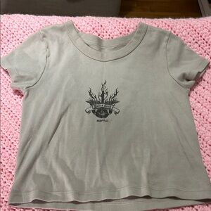 Brandy Melville (John Galt) Baby tee WORN ONCE